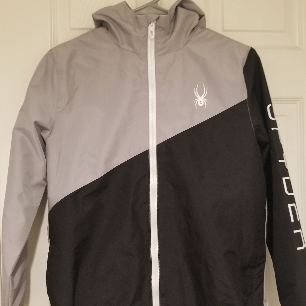 Spyder Youth Medium Lightweight Jacket with Hood NWT